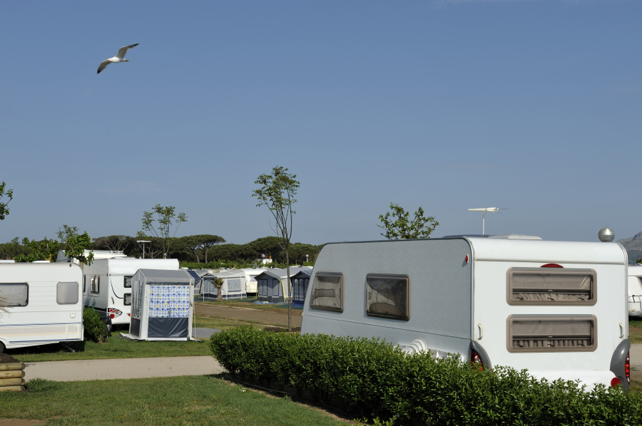 mobil home camping sud de la France 